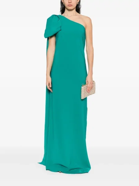 Maxi suknele Atu Body Couture ant vieno peties žalia