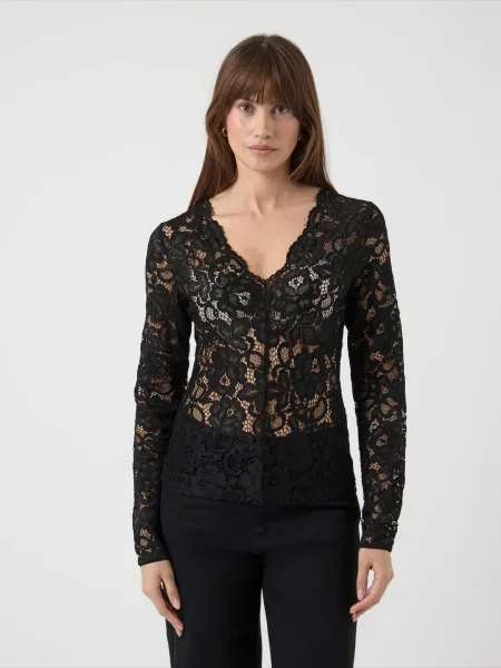 YAS Tricou YASLACEY' negru