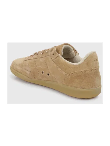 Sneakersy A.p.c. skórzane brązowe