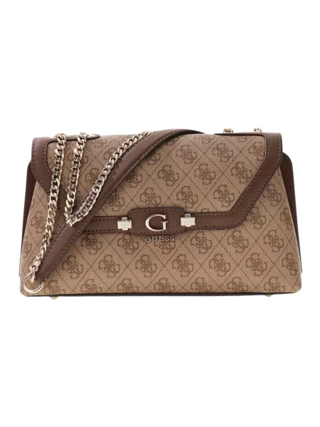 Guess torebka crossbody z imitacji skóry LINDSEY beżowa