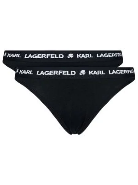 Σετ 2 τεμάχια σλιπ κλασικά KARL LAGERFELD μαύρο