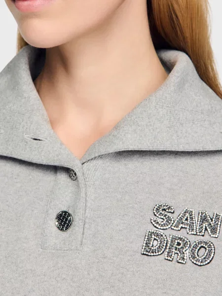 Светр Sandro сірий