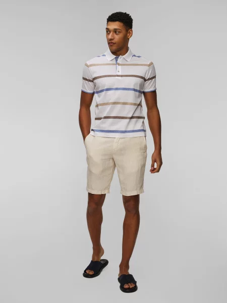Paul&Shark polo wzorzysty biały