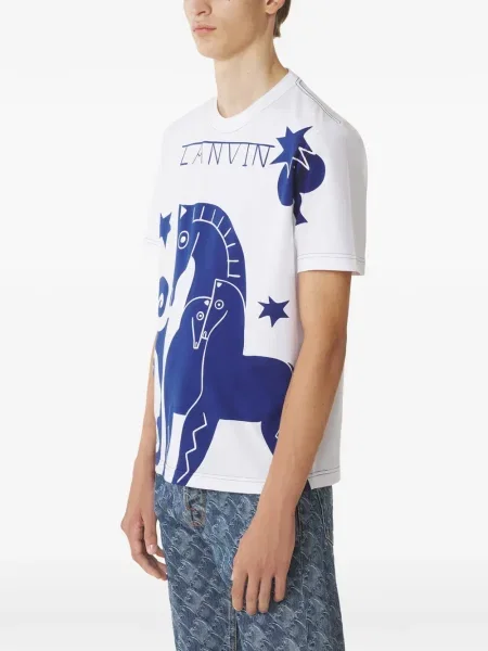 Μπλούζα Lanvin με σχέδιο λευκό