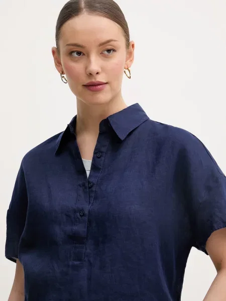 United Colors of Benetton блузка лляна
