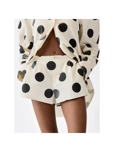 Krótkie szorty Jacquemus casual beżowe