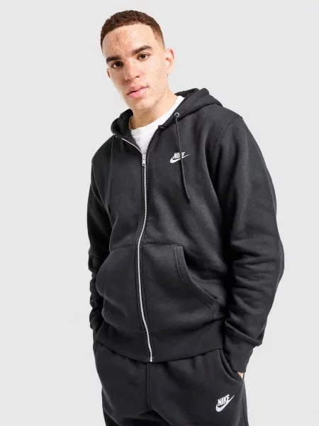 Nike Bluza Rozpinana Z Kapturem M Nsw Club czarna