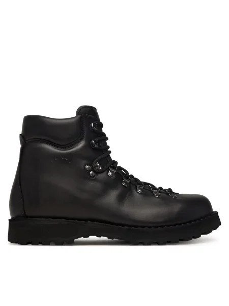 Кожаные ботинки Diemme черные