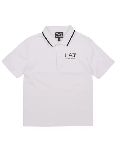 Polo majica Ea7 Emporio Armani bijela