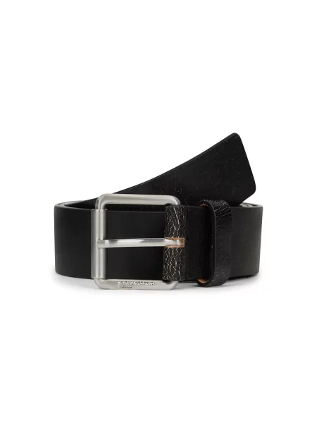 KARL LAGERFELD JEANS Curea CRACKED' negru
