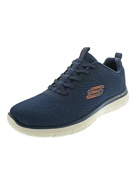 Sneakersy Skechers niebieskie