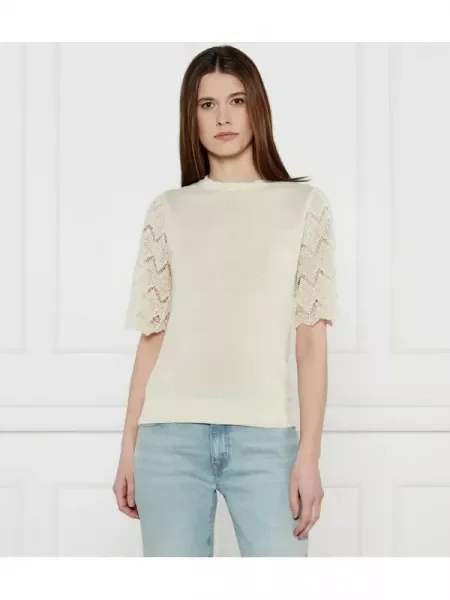 TWINSET De in pulover bej