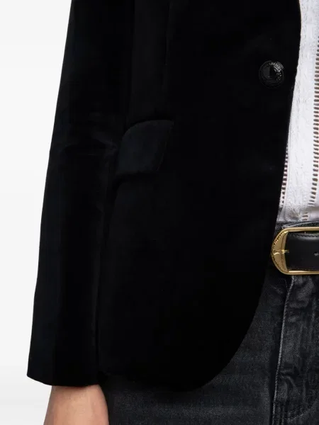 Sacou Zadig&voltaire de catifea negru