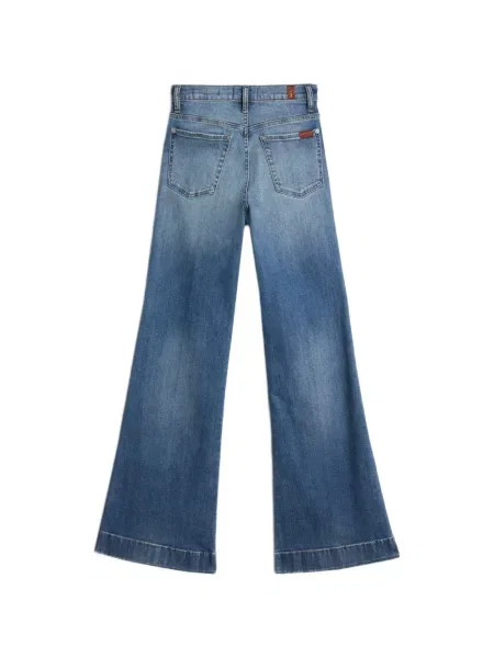 Blugi cu picior larg 7 For All Mankind albastru