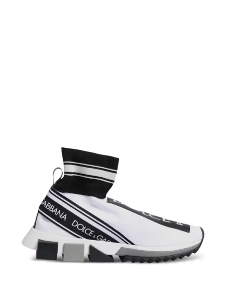 Sneakerși Dolce & Gabbana Sorrento cu imagine alb