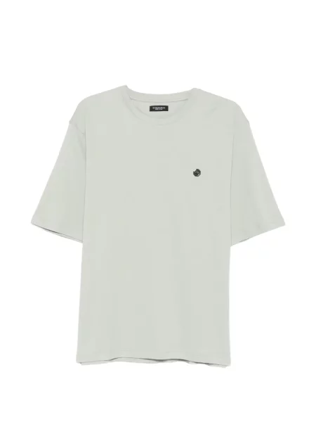 Tricou Stefano Ricci cu decolteu rotund verde
