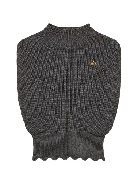 Top Twinset de lână gri
