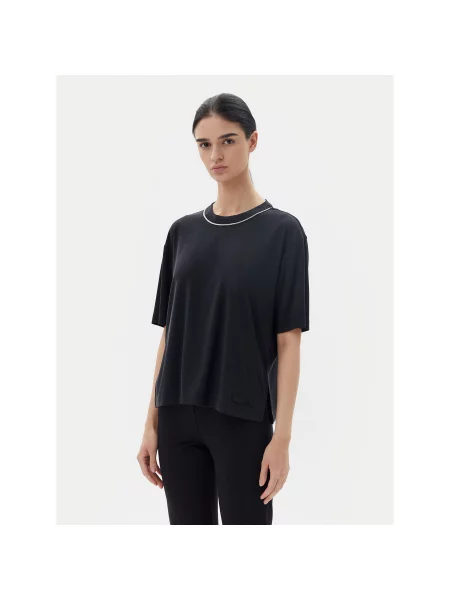 Emporio Armani Marškinėliai Oversize juoda