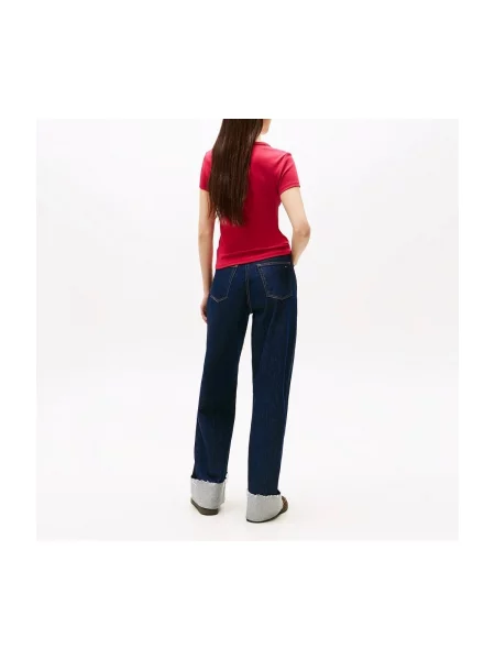 Majica Tommy Jeans ružičasta
