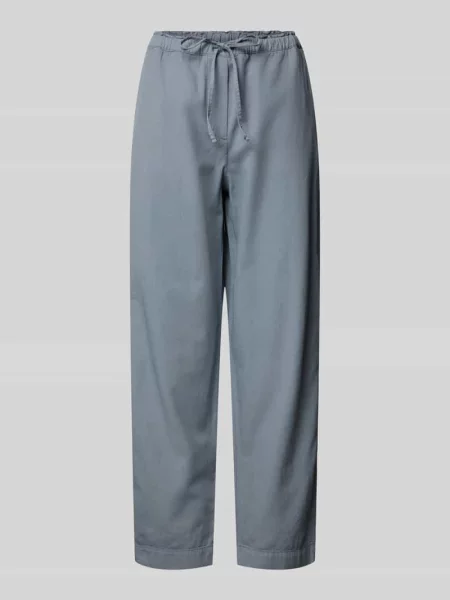 Spodnie lniane o kroju relaxed fit z tunelem Marc O'polo