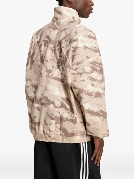 Tricou Adidas cu model camuflaj alergare din dantelă negru