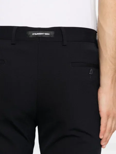 Pantaloni Karl Lagerfeld cu autograf albastru