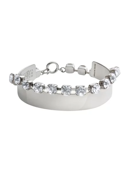 Bransoletka Mm6 Maison Margiela z dżetami szara