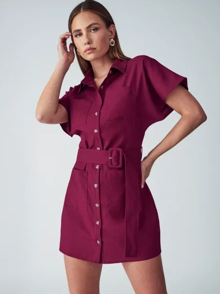 Willa Rochie tip bluză Zel vin roșu