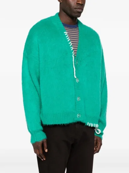 Cardigan Bonsai cu decolteu în V verde