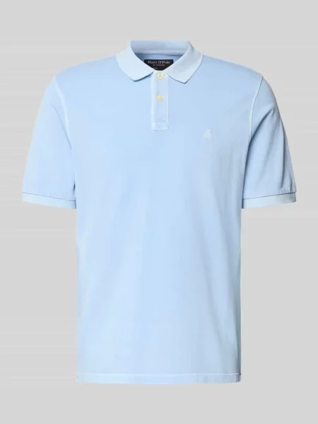 Koszulka polo o kroju Regular Fit z czystej bawełny Marc O'polo niebieskie