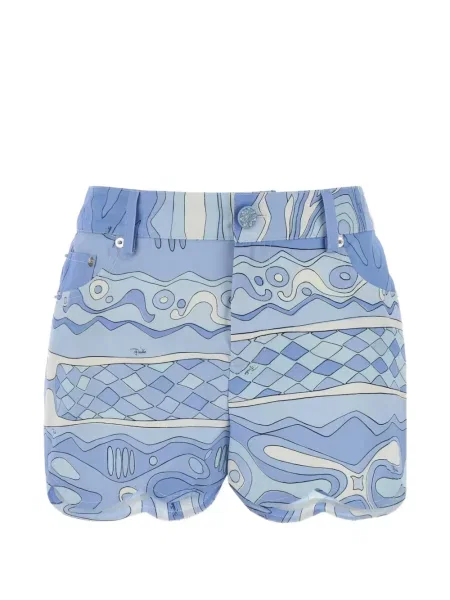 Pantaloni scurți Pucci albastru