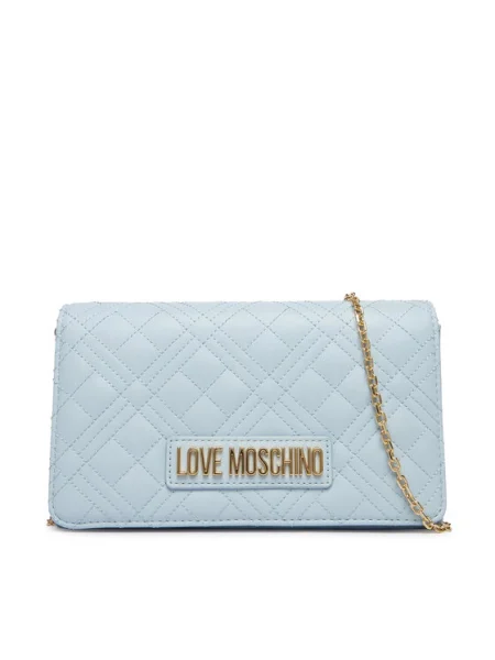 Táska LOVE MOSCHINO Kék világoskék