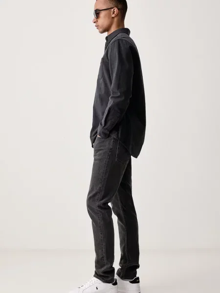 HUGO Blue джинси slim fit Ash сині