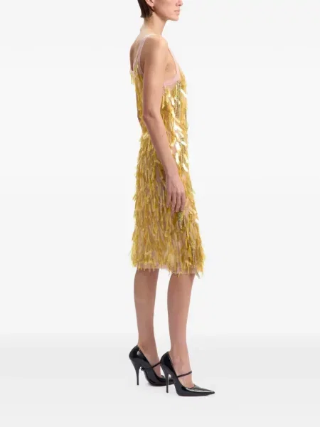 Rochie midi 16arlington galben