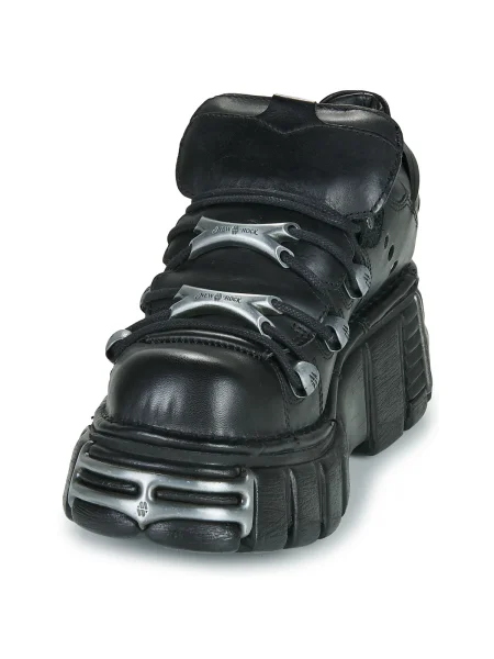Pantofi New Rock din piele negru