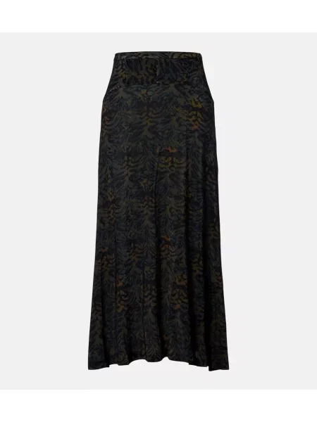 Jersey maxi krilo Ulla Johnson s potiskom