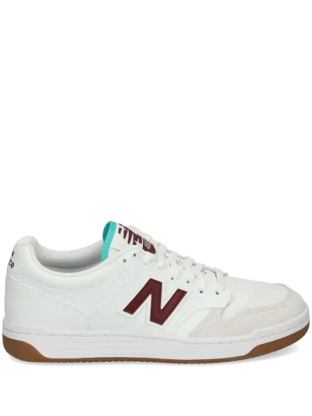 Nėriniuotos sportbačiai New Balance su raišteliais balta