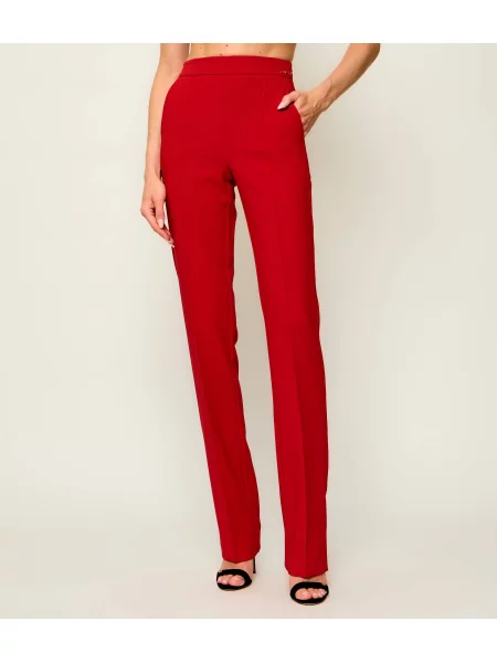 Elisabetta Franchi Pantaloni chino roșu