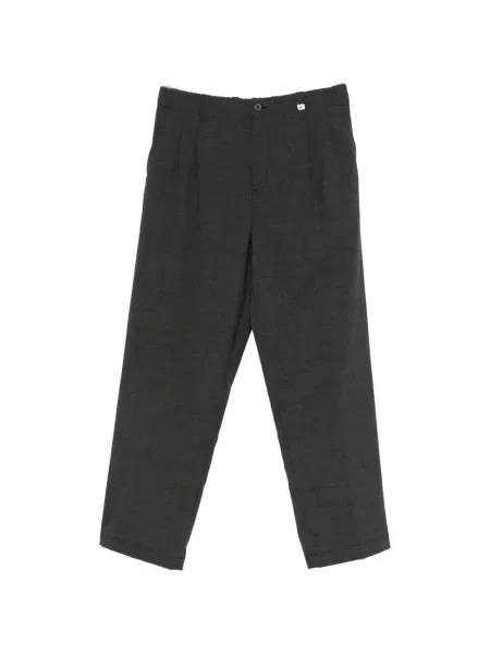 Pantaloni Myths plisate gri