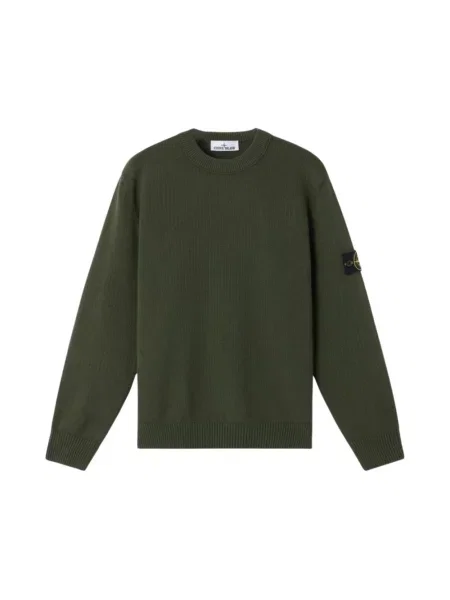 Sweter Stone Island z kamieniami zielony