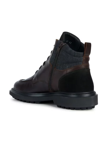Buty do kostki Geox skórzane brązowe