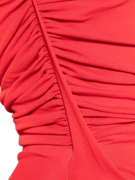 Bluzka Rick Owens Lilies drapowana czerwona