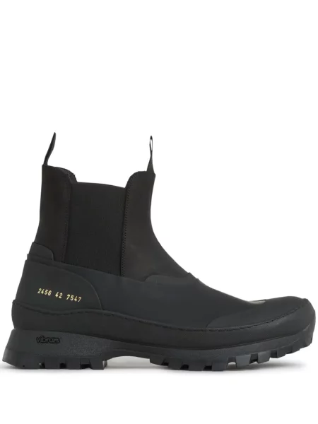 Cizme scurte Common Projects din piele negru