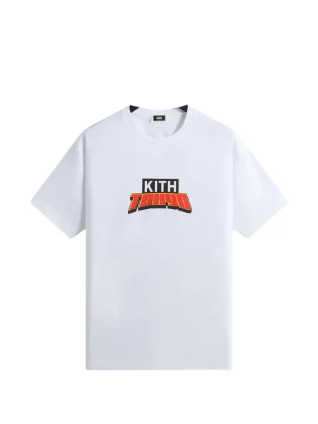 Tricou Kith cu imagine alb
