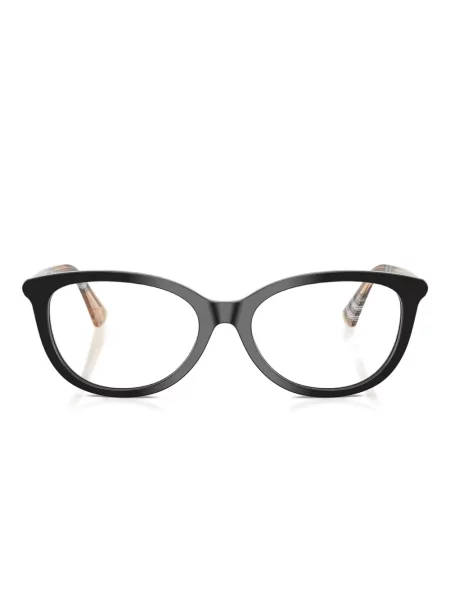 Sunčane naočale Burberry Eyewear karirane crna