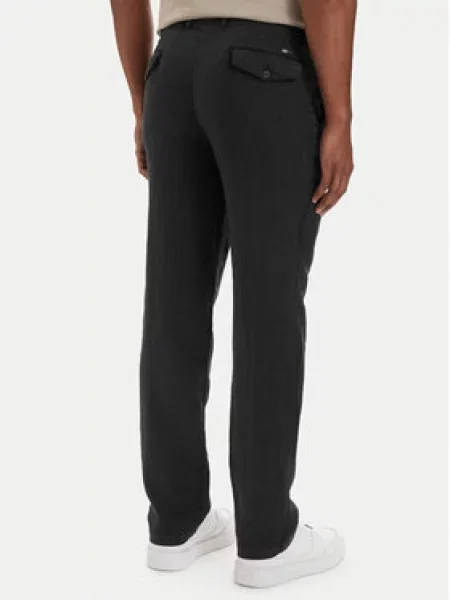 KARL LAGERFELD Chinos kelnes juoda