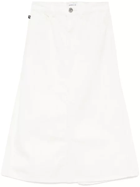 Fustă din denim Chocoolate alb