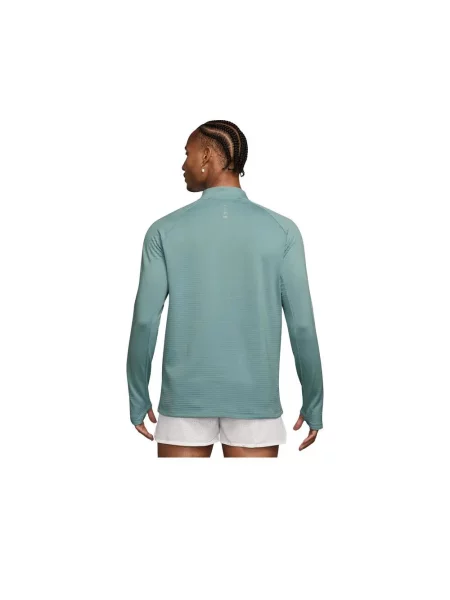 Bluza biegowa Nike Stride zip Cannon/Reflective Silver szara