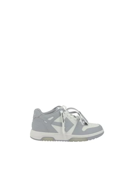Sneakersy Off-white skórzane biznesowe białe