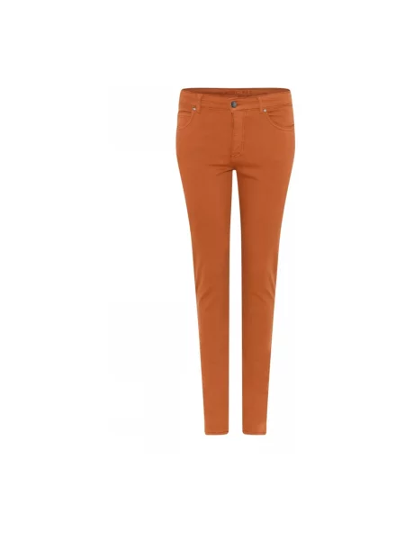 Jeansy C.ro pomarańczowe